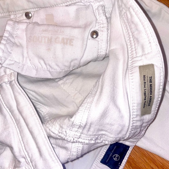 AG Adriano Goldschmied White Mid-Rise Legging Ankle Jeans - Picture 12 of 12